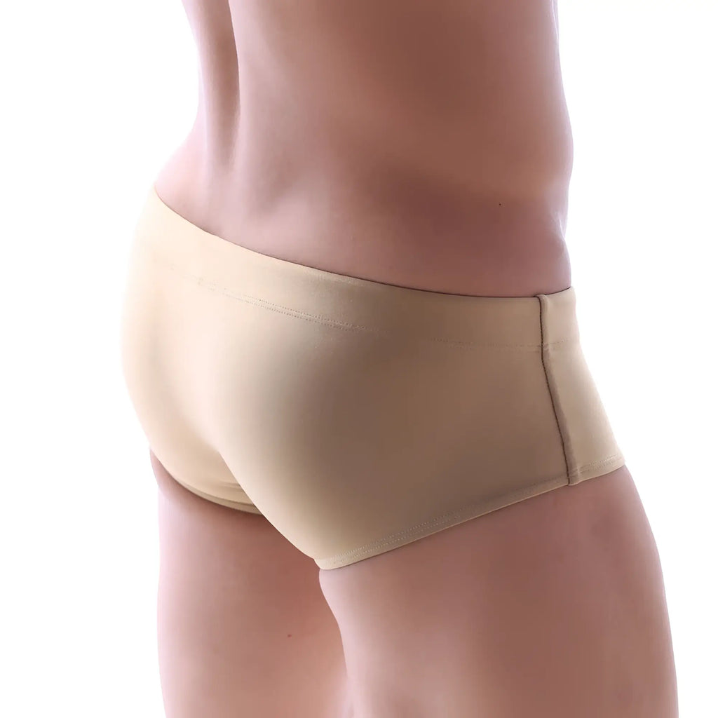 Beige metro malewear swim brief corona 4914-21 with smooth stretchy fabric and minimalistic seamless design