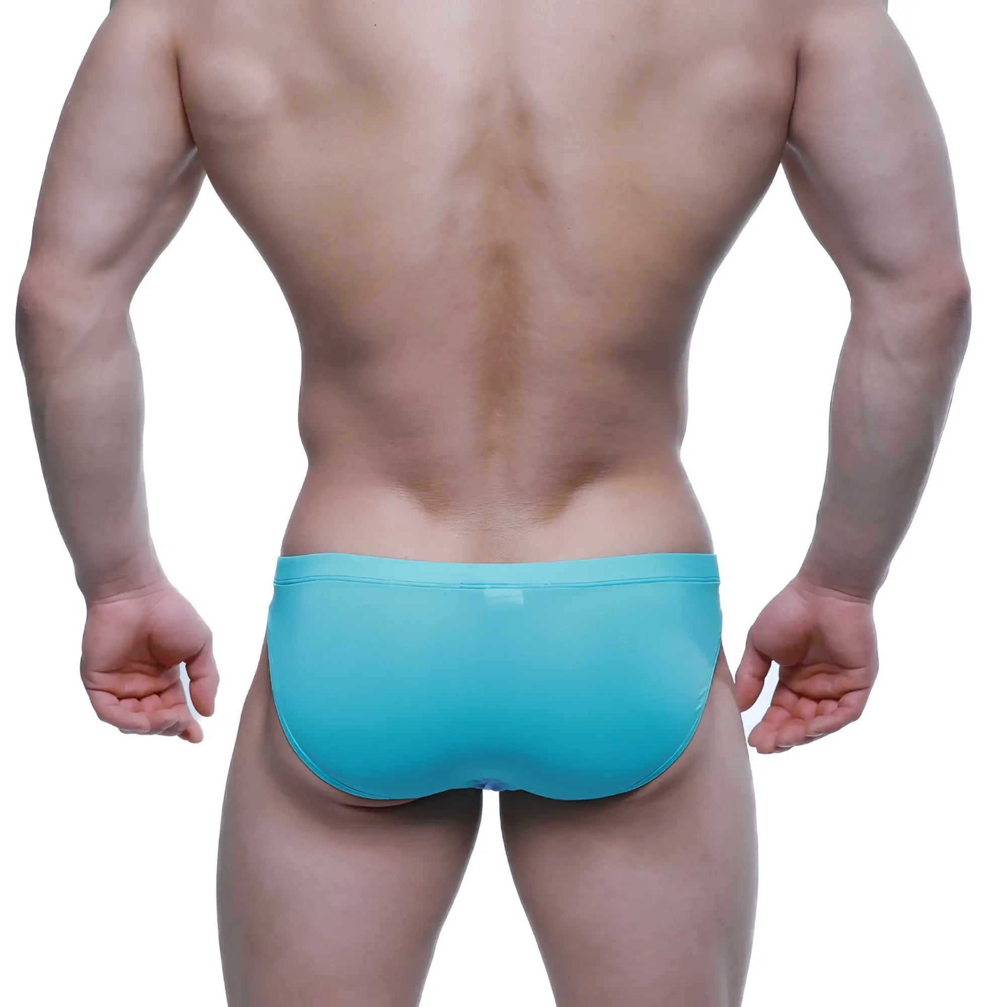 Metro male wear tasman bikini briefs in turquoise with smooth, form-fitting design for comfortable everyday wear