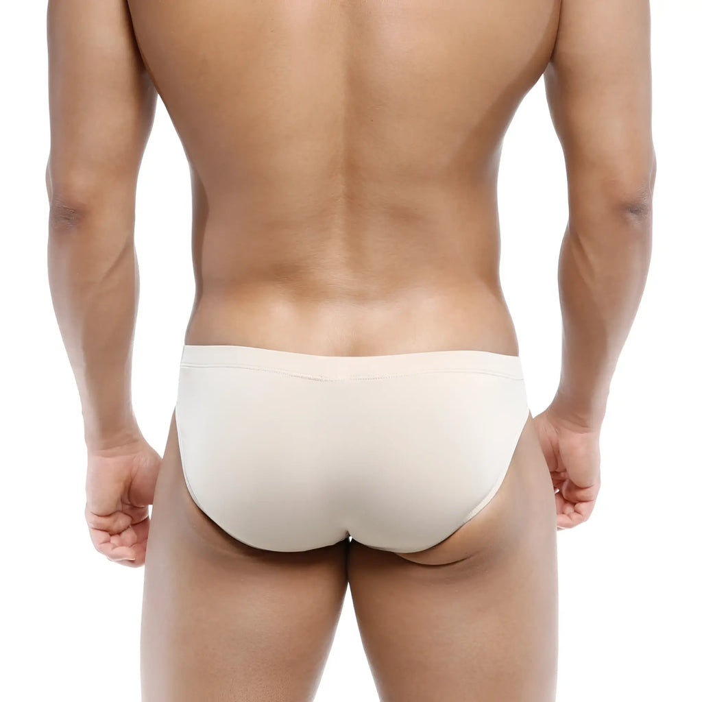 Beige MetroMaleWear Vasco hip brief 5103-04 with smooth form-fitting design for comfortable everyday wear
