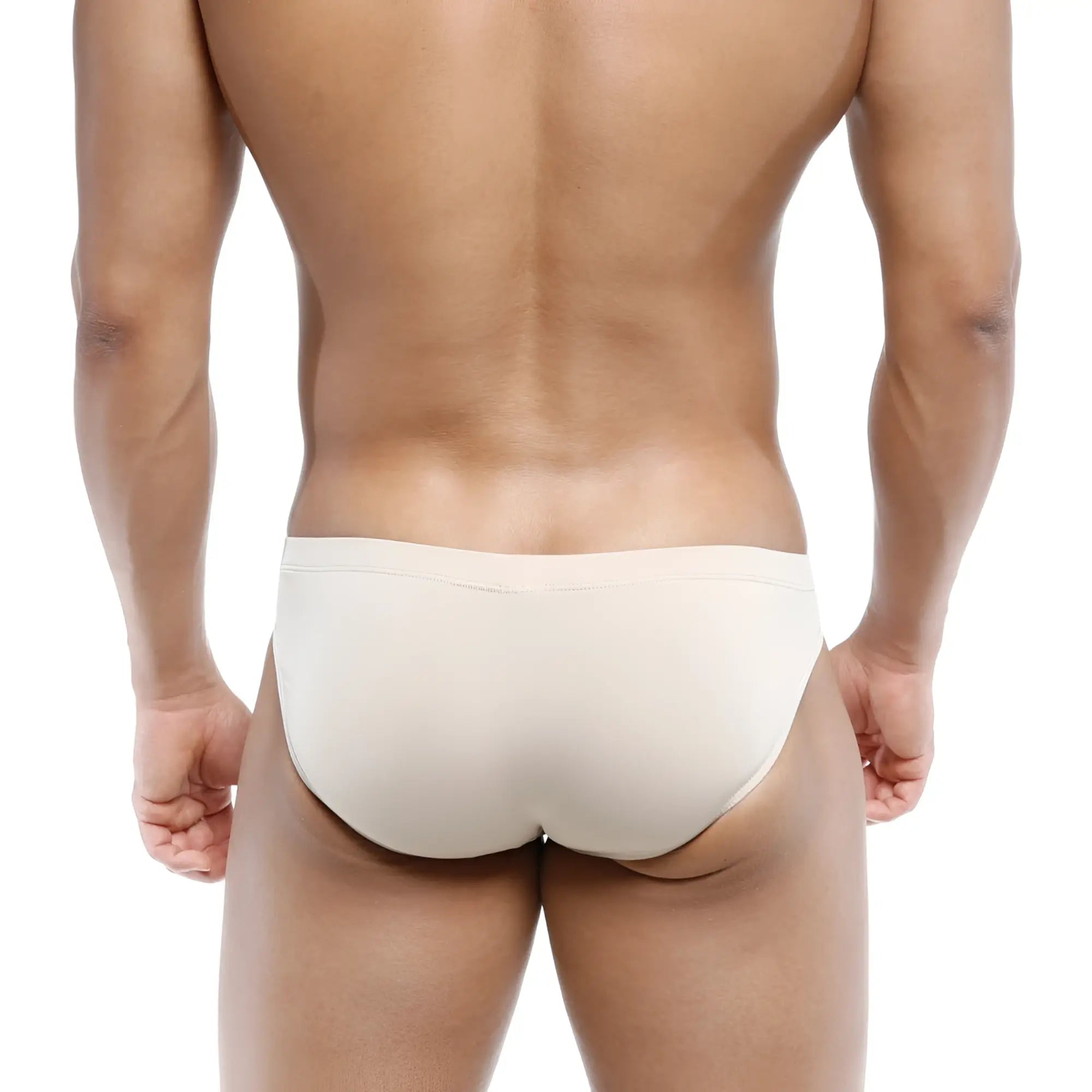 Beige MetroMaleWear Vasco hip brief 5103-04 with smooth form-fitting design for comfortable everyday wear