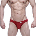 MetroMaleWear Vasco hip brief red stripe 5103-47 with snug fit elastic waistband in red striped fabric