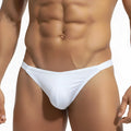 White metroMalewear verano bikini crystal 3606-01 thong made of smooth stretchy fabric with a minimalist design