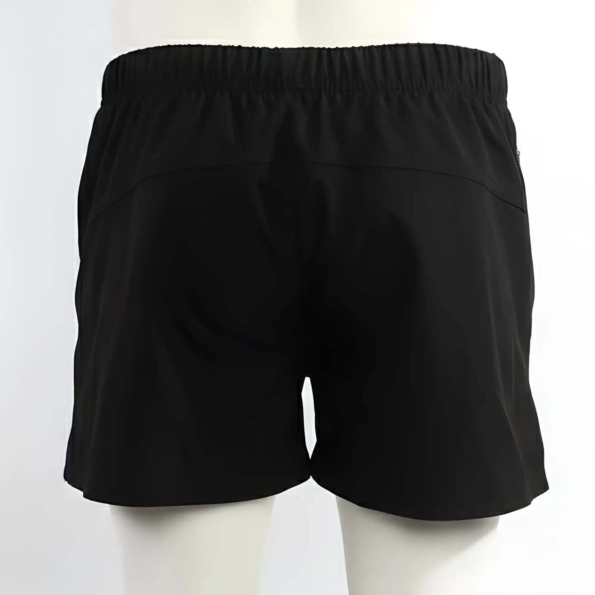 Black MetroMaleWear Viena Short orange 4715-22 athletic shorts with elastic waistband and subtle seam detail