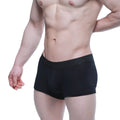 Black ribbed metro malewear voltz boxer briefs with branded waistband designed for comfortable everyday wear