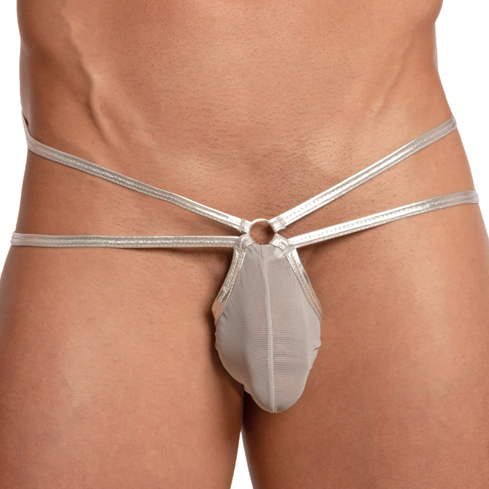 Miami Jock MJL029 String mit Webmuster