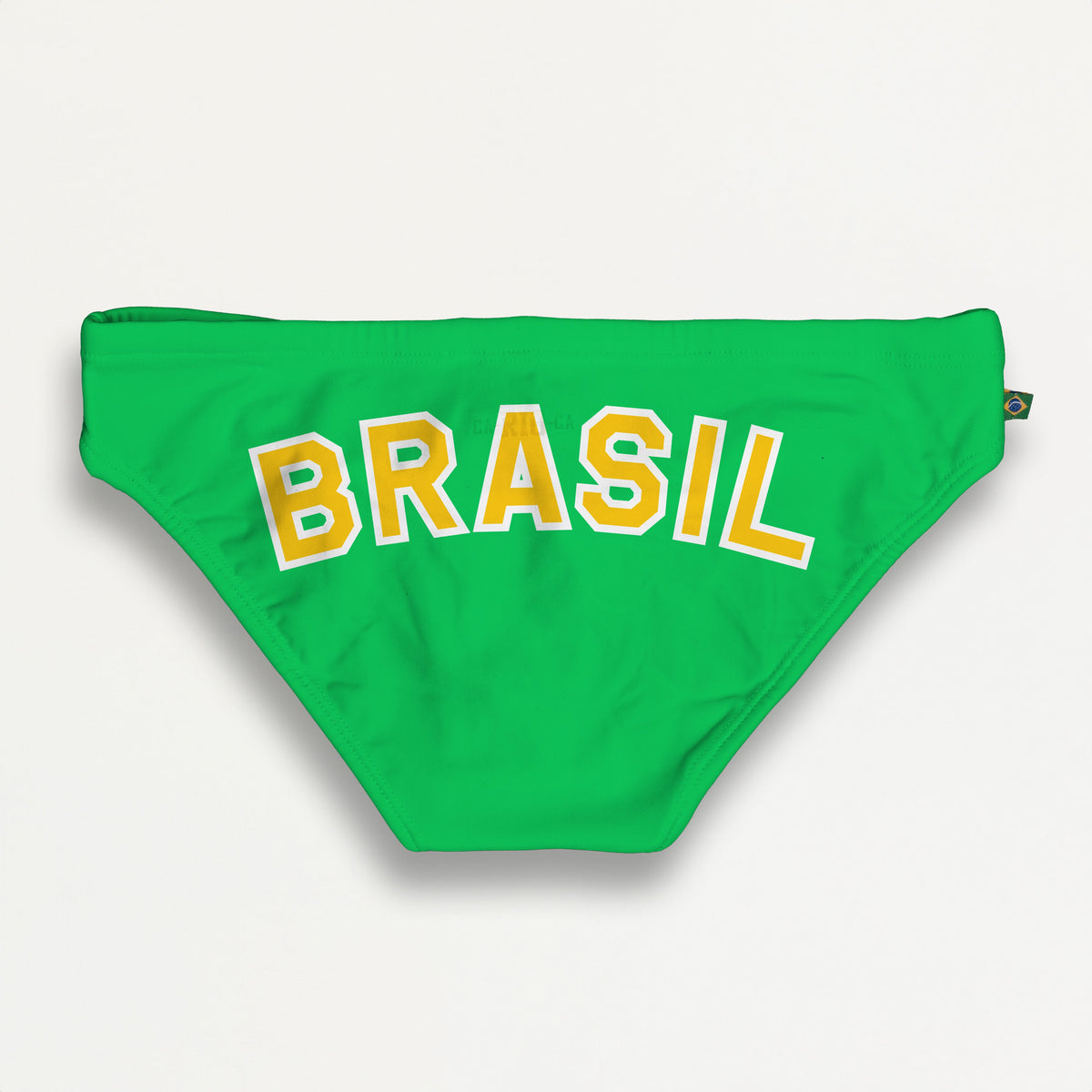 CA-RIO-CA Team Brasil Flag Sunga - Traje de Baño de Diseño - Sunga Brasileña