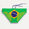 CA-RIO-CA Team Brasil Flag Sunga - Traje de Baño de Diseño - Sunga Brasileña