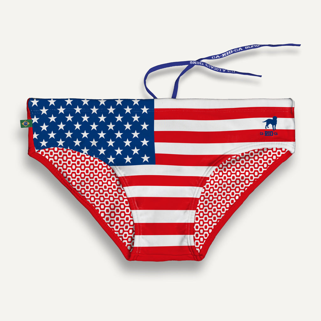 CA-RIO-CA Team USA Flag Print Sunga – Bademode
