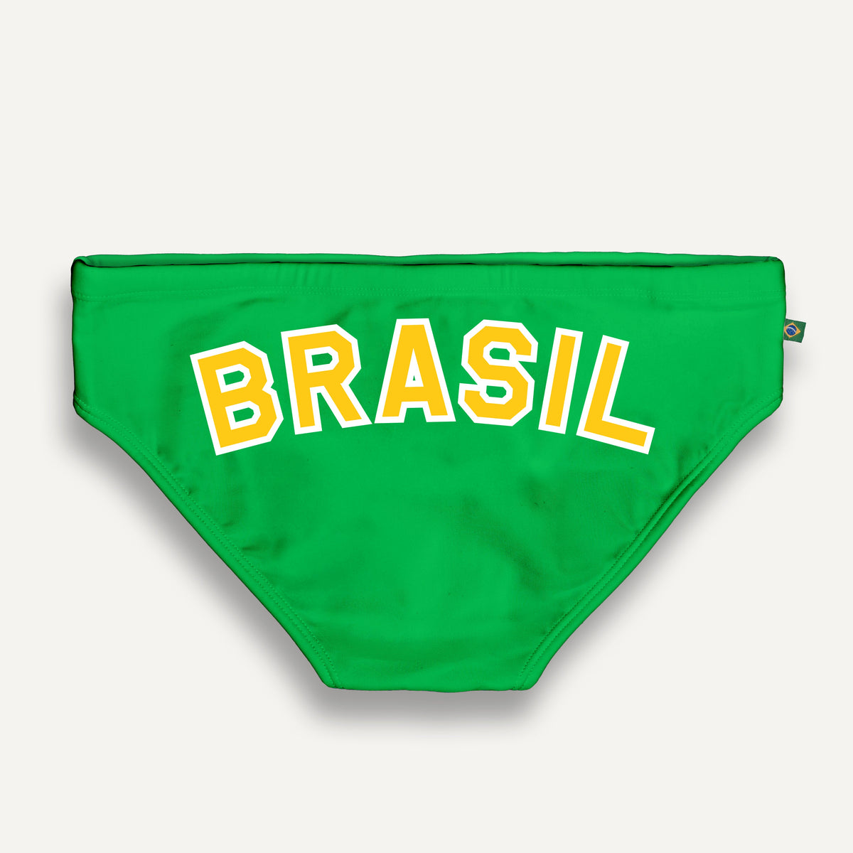 CA-RIO-CA Team Brasil Flag Sunga - Traje de Baño de Diseño - Sunga Brasileña