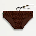 CA-RIO-CA JAVA BROWN PAVEMENT SUNGA in Brief & Classic cut - Men's Designer Swimwear