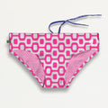 CA-RIO-CA PINK & WHITE  PAVEMENT SUNGA in Brief & Classic cut - Men's Designer Swimwear