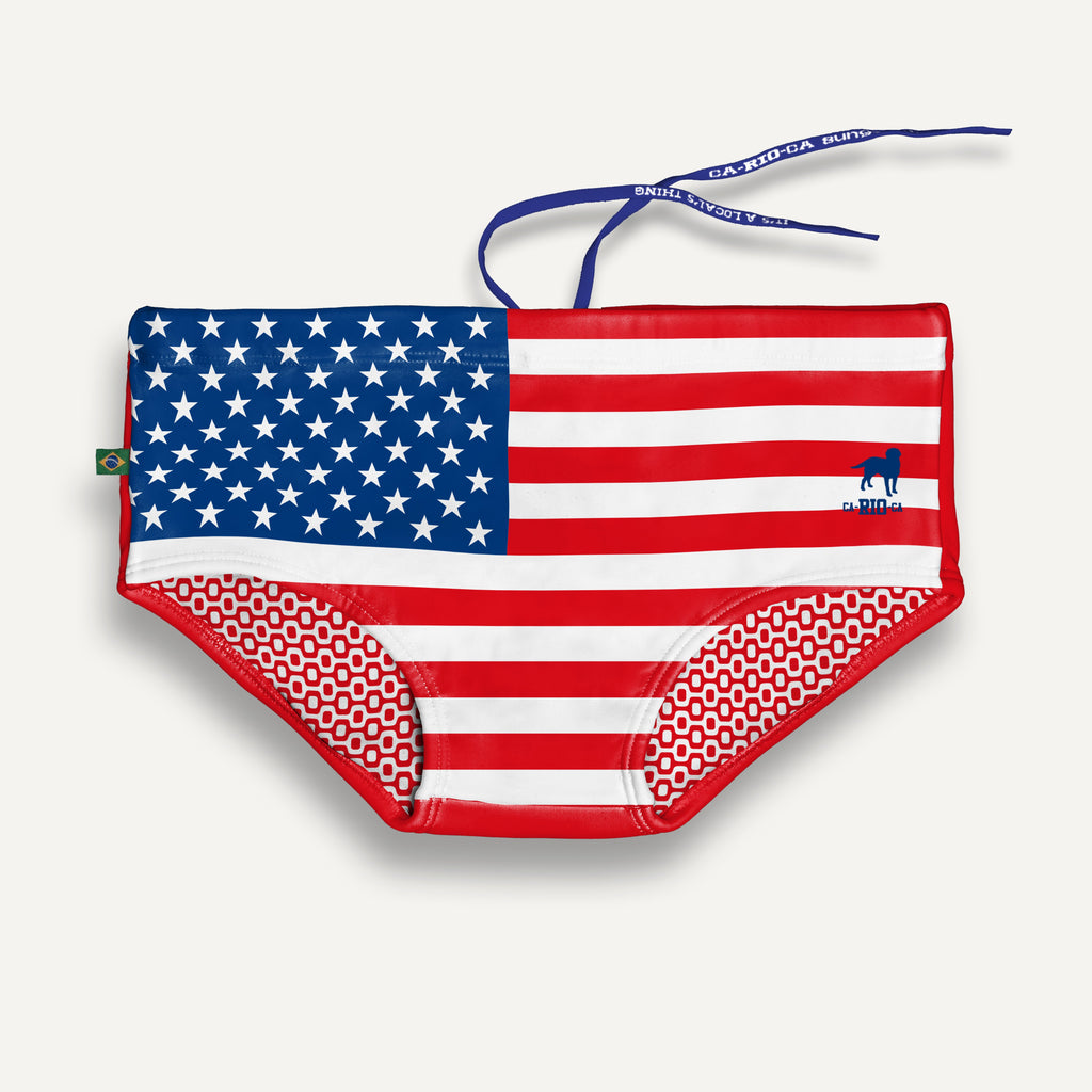 CA-RIO-CA Team USA Flag Print Sunga – Bademode
