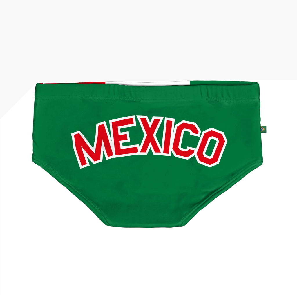 CA-RIO-CA TEAM MEXICO Flag Print Sunga Swimsuit