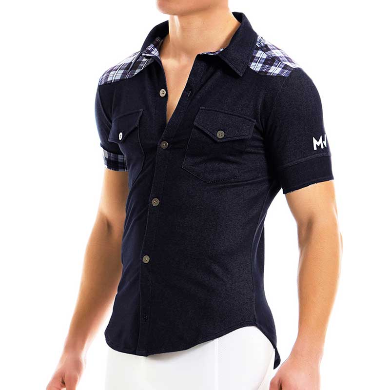 Modus Vivendi Jeans Short Sleeved Shirt Blue 12941 Size L