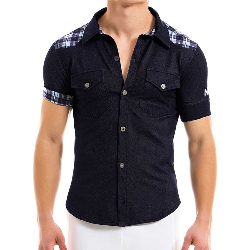 Modus Vivendi Jeans Short Sleeved Shirt Blue 12941 Size L