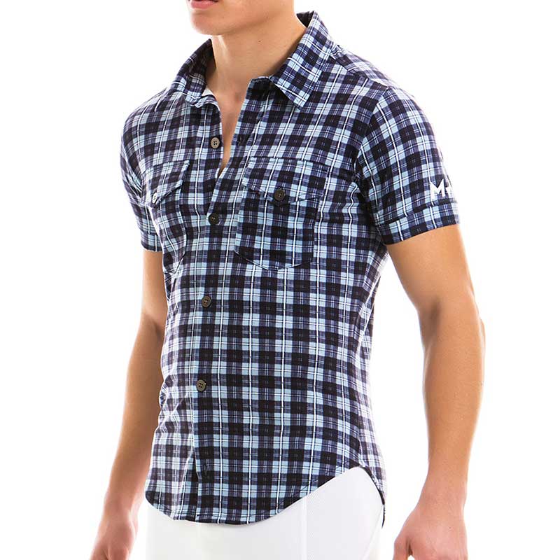 Camisa de manga corta Modus Vivendi Jeans Cuadros 12941 Talla L