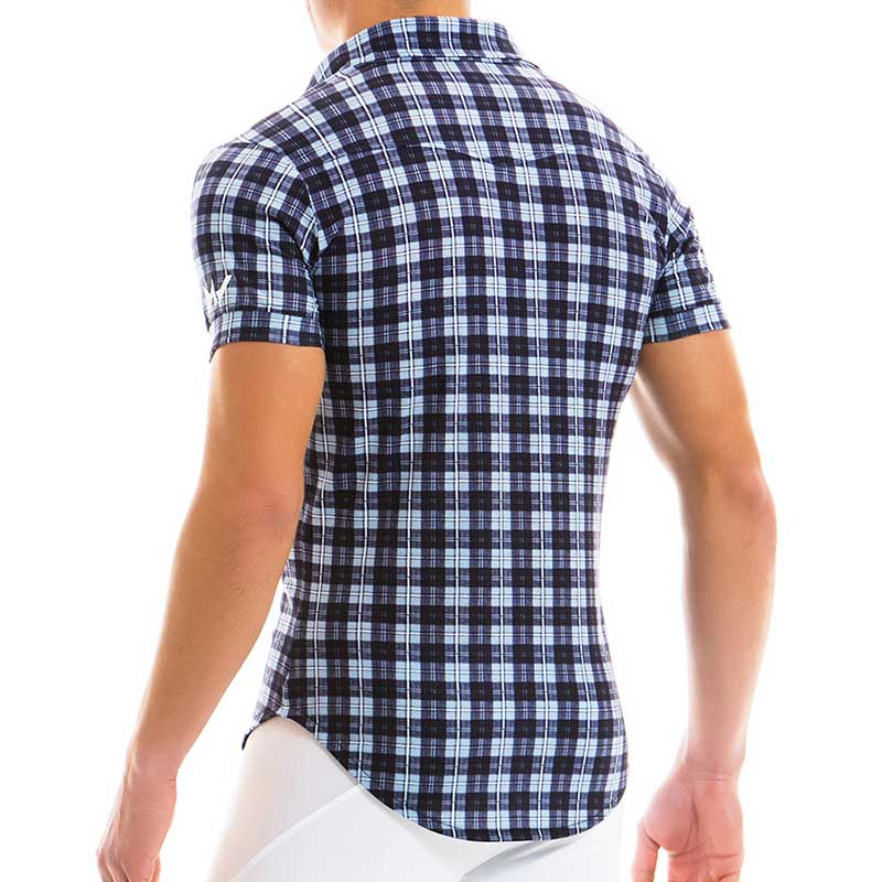 Camisa de manga corta Modus Vivendi Jeans Cuadros 12941 Talla L