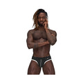Mp sport mesh sport thong black s m black and white athletic briefs with sleek minimalist mesh design front view