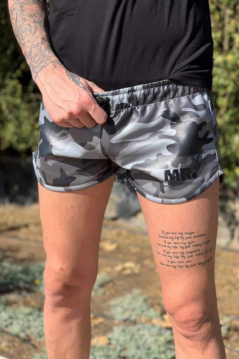 Mr Riegillio MR Mini-Shorts, Camo, 408830, Größe M