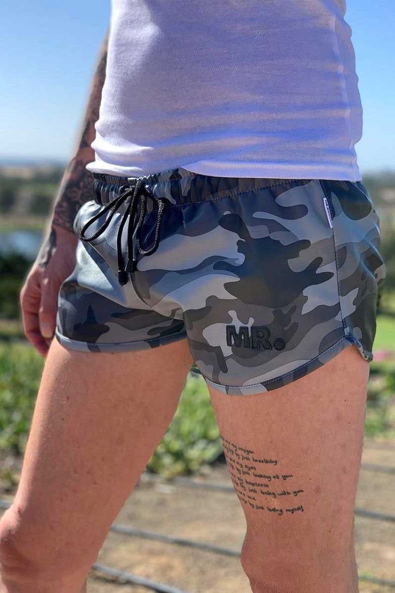 Mr Riegillio MR Mini Shorts Camo 408830 Size M