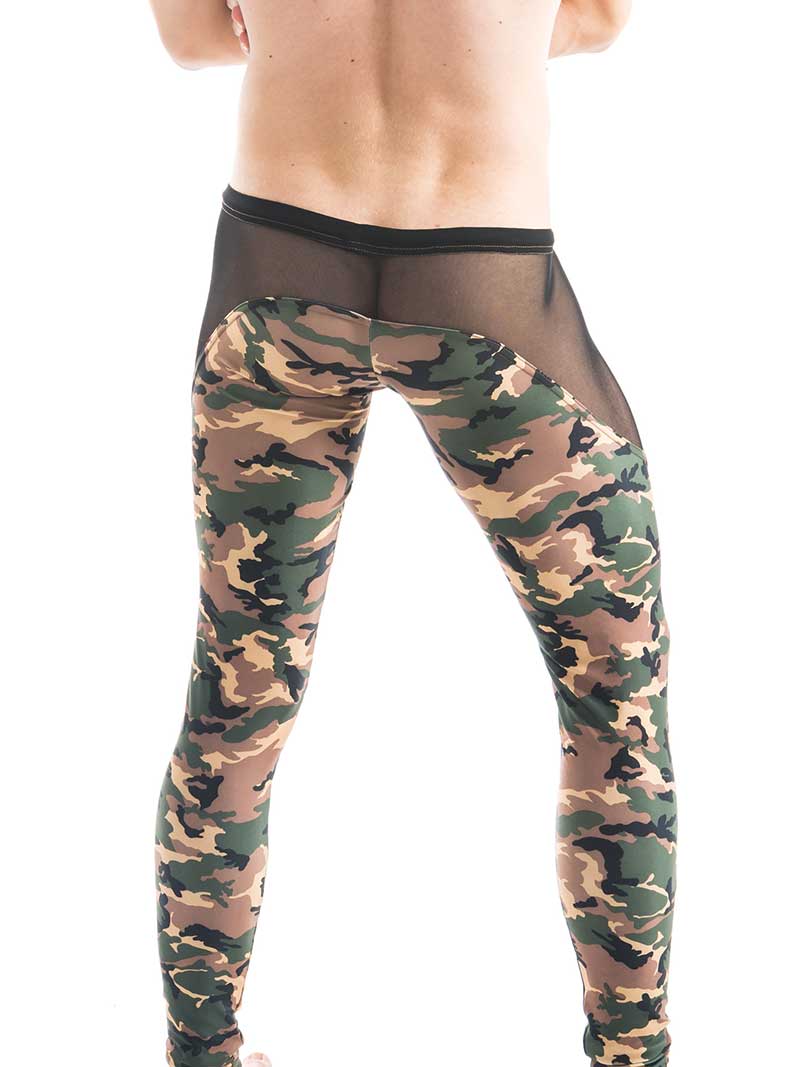 N2N Bodywear Sheer Runner Pants Camo R8 Größe M