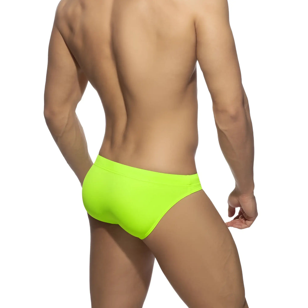 Neon swim bikini bright neon green swim trunks designed for vibrant beach and poolside wear