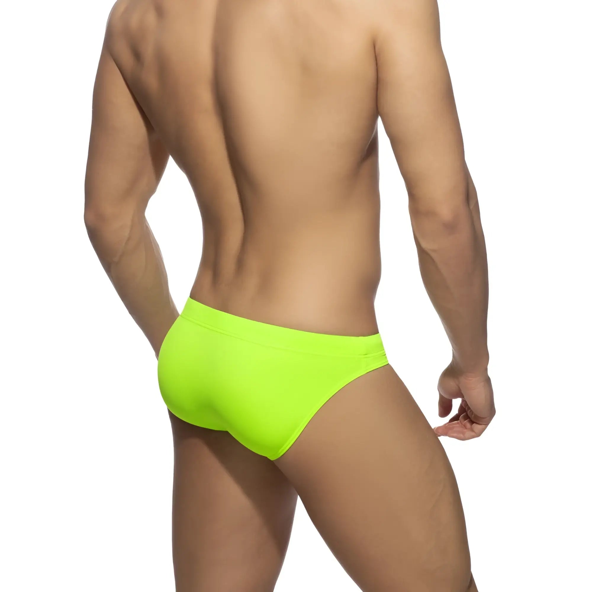 Neon swim bikini bright neon green swim trunks designed for vibrant beach and poolside wear