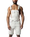 Nasty Pig Overall Short - Bleached
