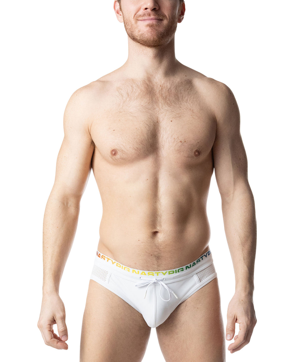 Nasty Pig Prism Pride Bikini Swimwear - White/Multi