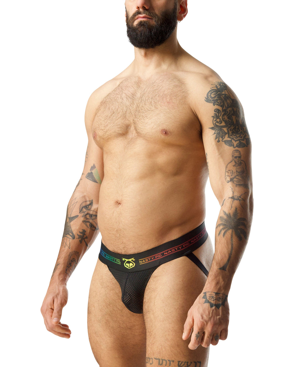 Nasty Pig Prism Pride Jockstrap Underwear - Black