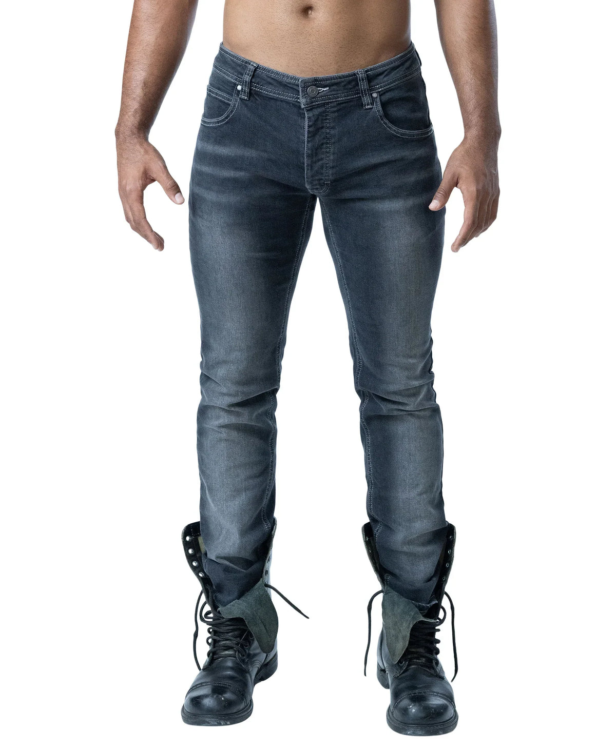 Nasty Pig Men's NP Jean - Distressed Grey - Distressed Grey