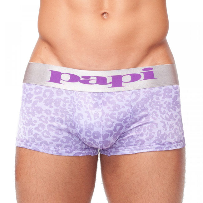 Ropa interior brasileña tipo bóxer Papi Wild Thing Jaquard Techno, color morado, talla L 668551