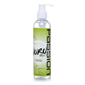 Passion 8oz Nuru massage gel in a clear pump bottle with a lime green label featuring bamboo-style graphics.
