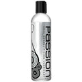 Passion Anal Desensitizing Lube bottle in silver with a black cap, featuring bold black lettering and circular graphics.