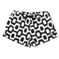 CA-RIO-CA Black & White Pavement Shorts - Italian Shorts