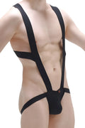 Black sleek strap-style bodysuit petitq bodyjockstrap black ardun with minimalist design and smooth fabric