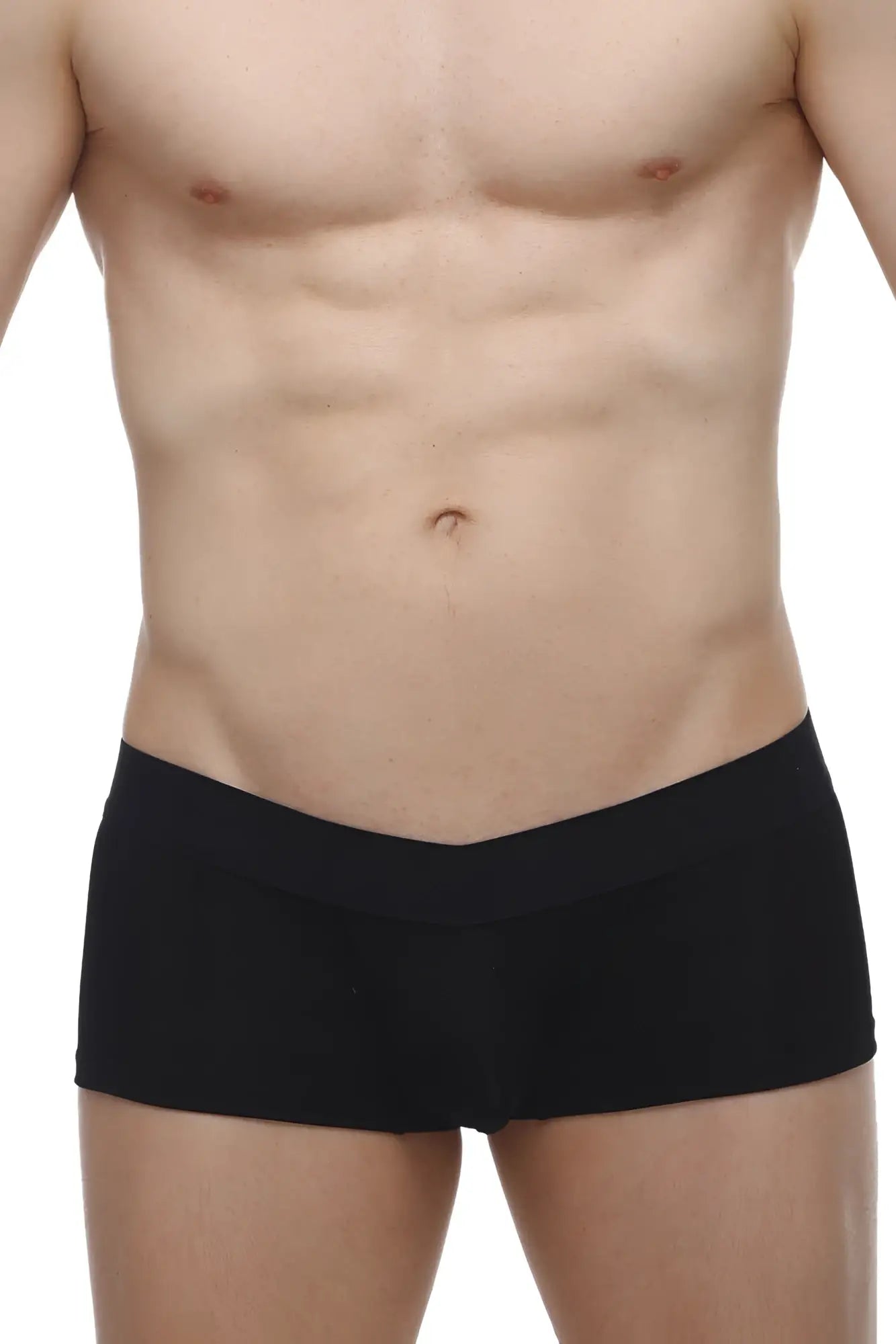 Black boxer algun modal briefs with a smooth form-fitting design in comfortable modal fabric