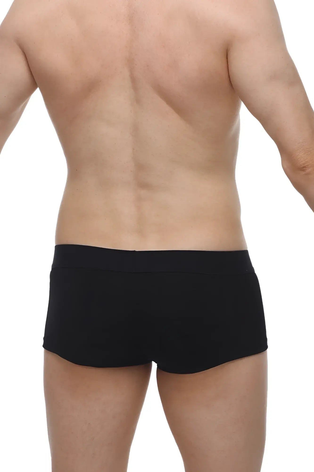 Black briefs boxer algun modal black with smooth form-fitting design made from soft modal fabric for comfortable wear