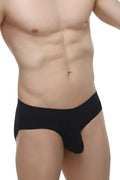 Black men’s briefs petitq brief bertran modal in smooth form-fitting black modal fabric for comfortable wear