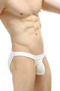 White cotton briefs tanga sillas organic bamboo with snug supportive fit and smooth seamless design