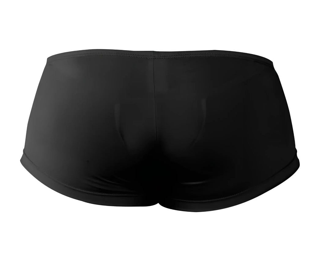 Black sleek-fitting pikante pik 0976x angola trunks with smooth stretchy fabric and clean waistband stitching