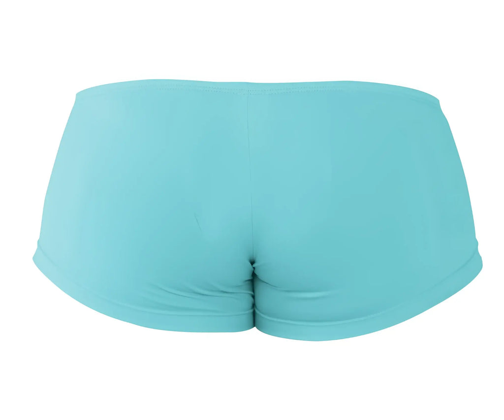 A pair of light blue pikante pik 0976x angola trunks with smooth fabric and elastic waistband