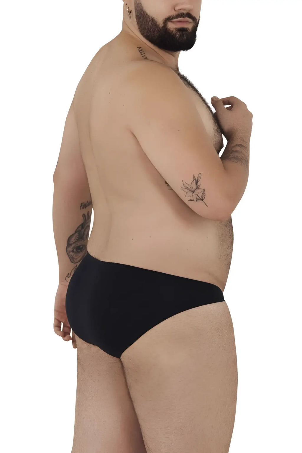 Pikante pik 0977x angola bikini black briefs with smooth form-fitting design for comfortable wear