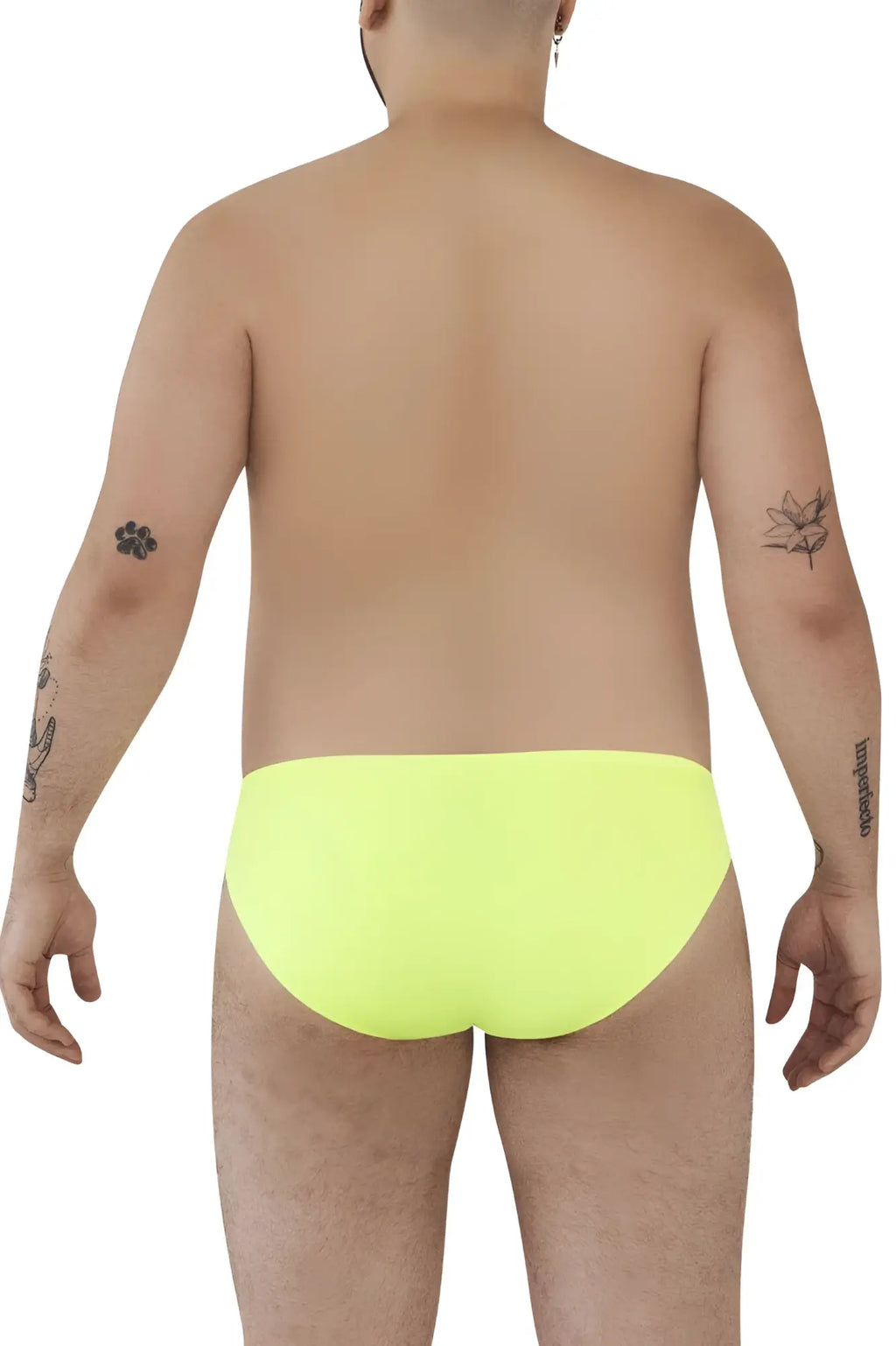 Neon yellow briefs from pikante pik 0977x angola bikini in green color with comfortable fabric for everyday wear