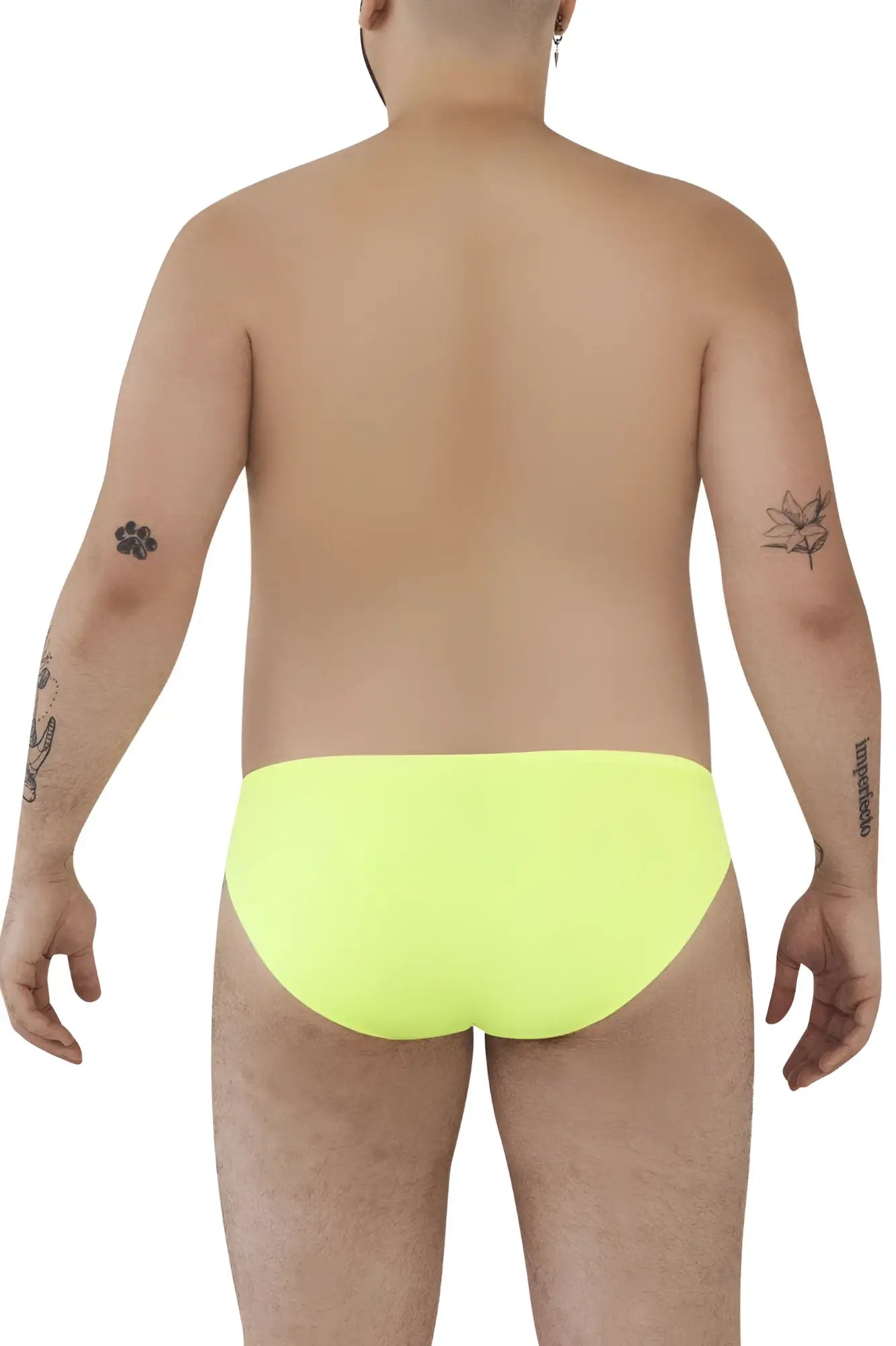Neon yellow briefs from pikante pik 0977x angola bikini in green color with comfortable fabric for everyday wear