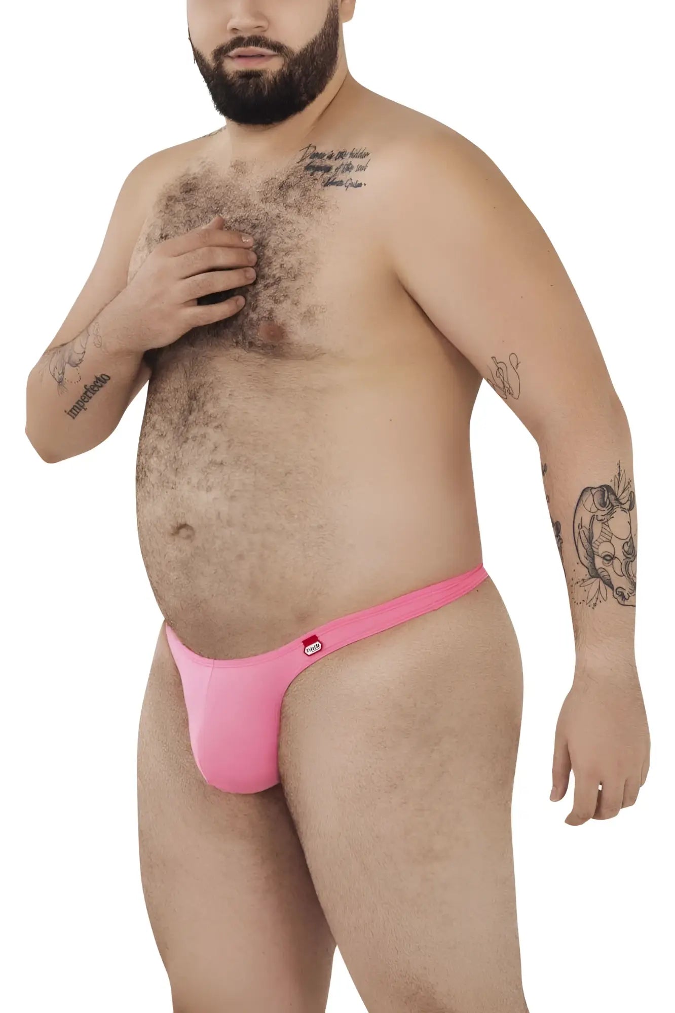 Pink pikante PIK 0978X angola athletic briefs with small red logo on the side for lightweight sporty comfort