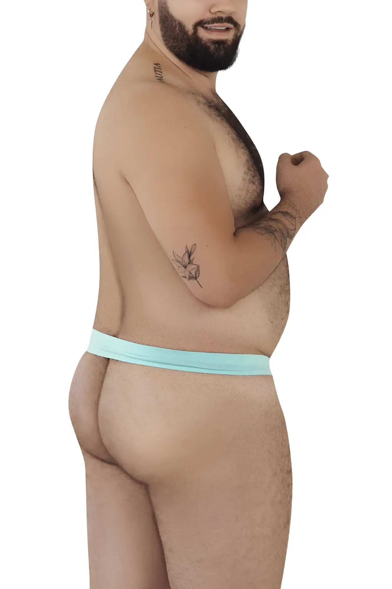 Light blue seamless Pikante PIK 0980X Angola ball lifter c-ring briefs with snug fit and elastic waistband