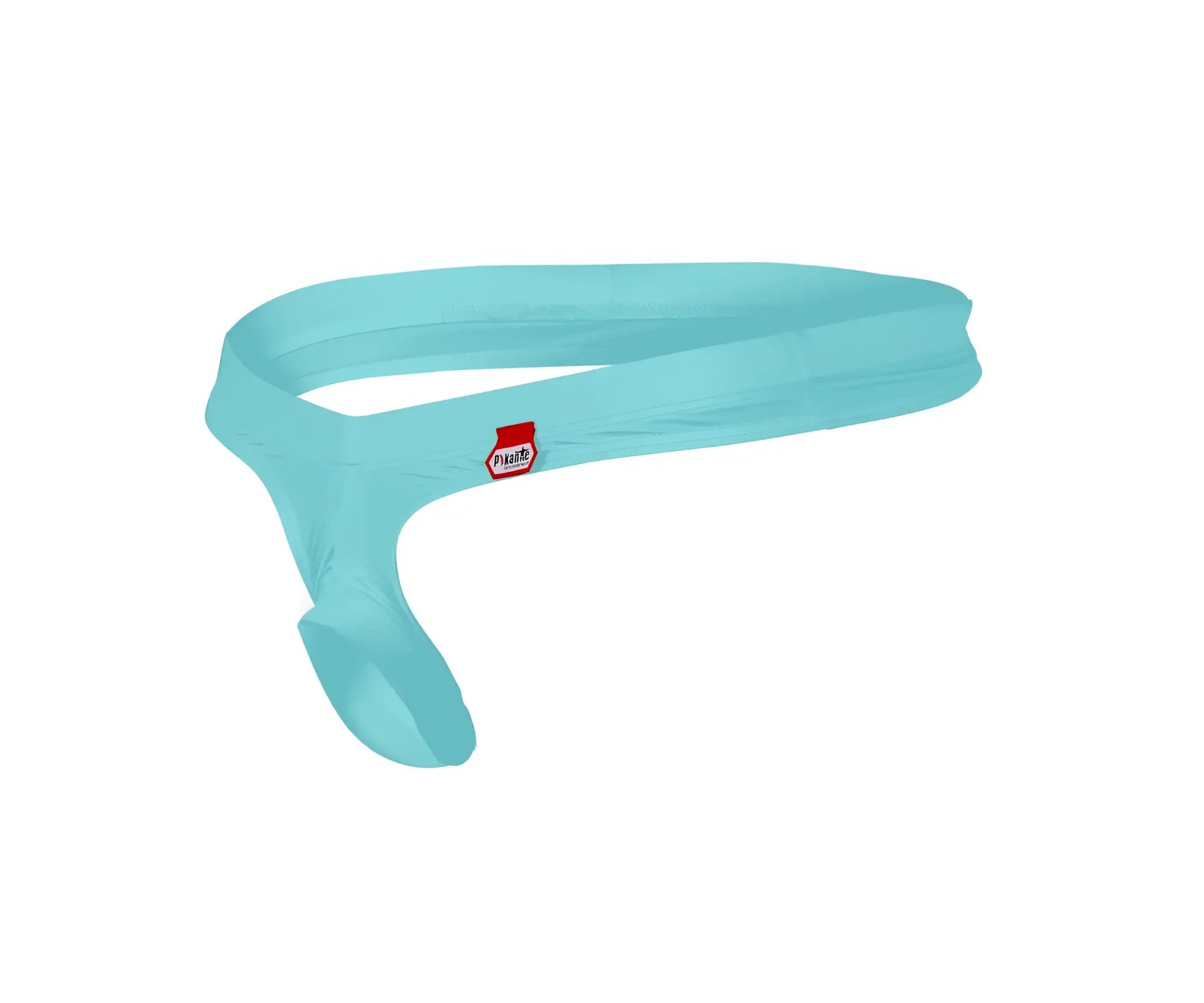 Light blue silicone baby carrier pikante pik 0980x angola ball lifter c-ring with red and white brand logo