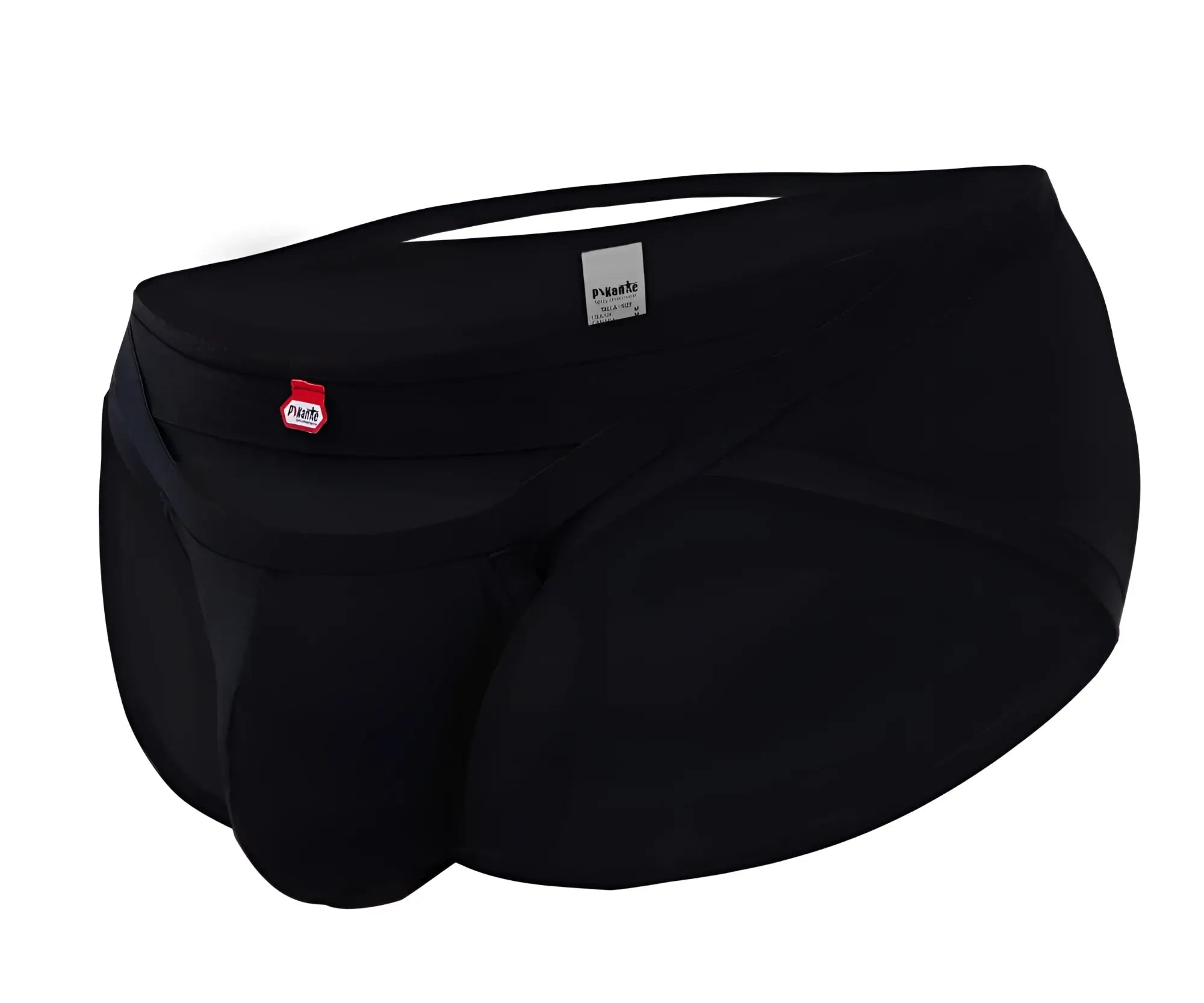 Pikante PIK 1026X Verona briefs in black with snug fit elastic waistband and red and white brand tags