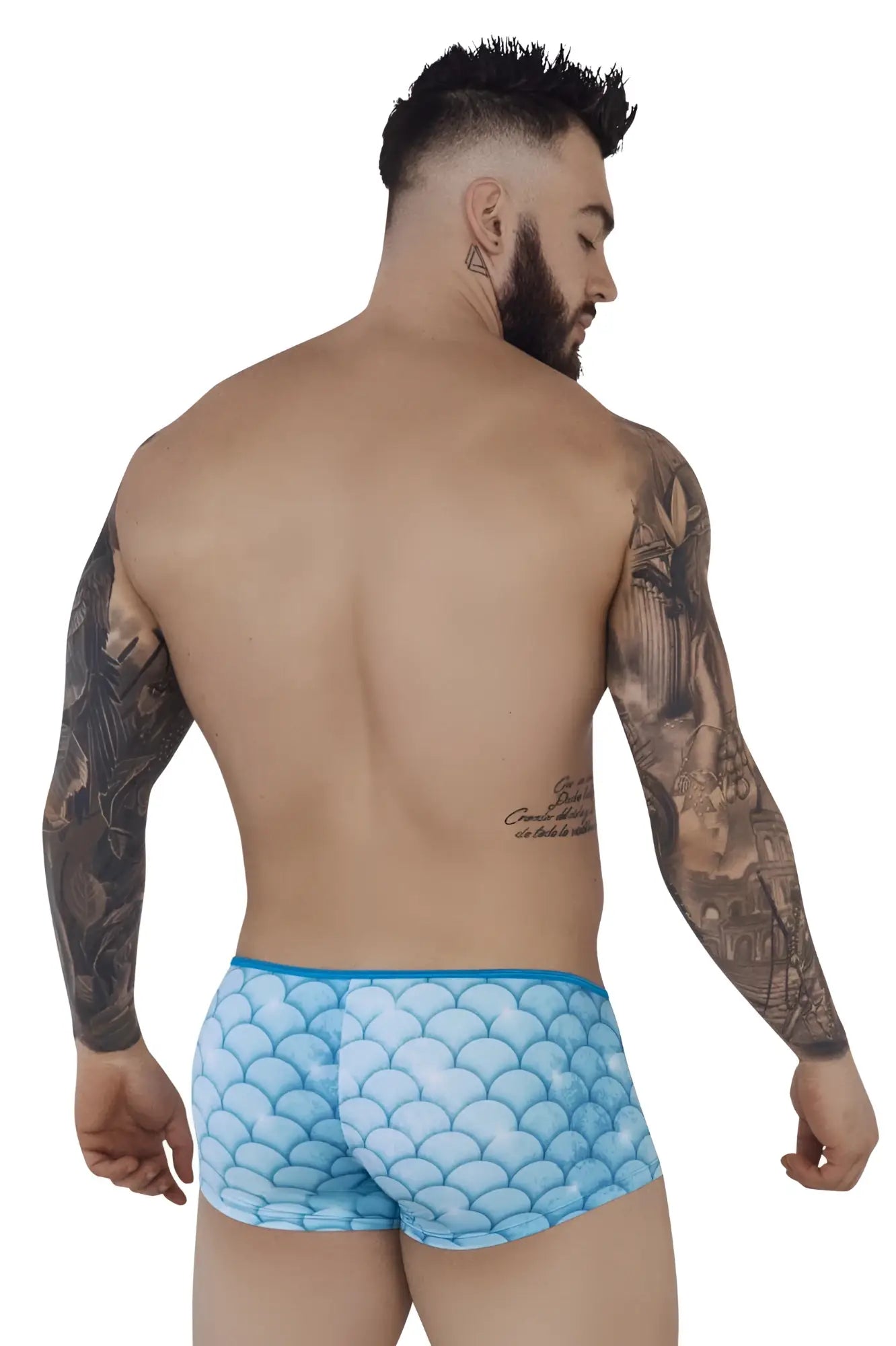 Blue mermaid-scale patterned briefs pikante pik 1268 roskilde trunks designed for comfortable everyday wear